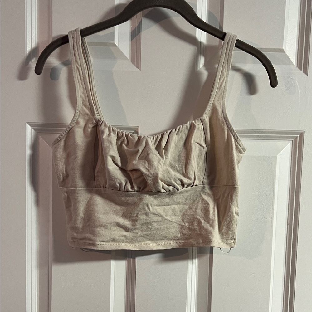 Papermoon Cream Crop Top